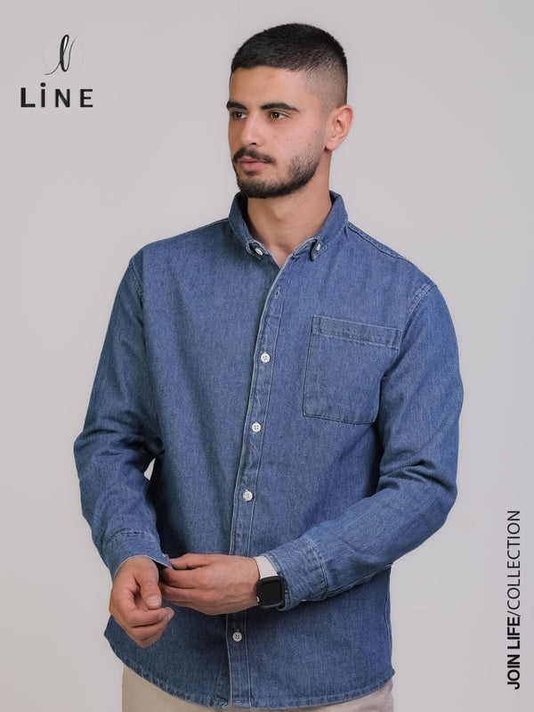 قميص جينز جيبة 10